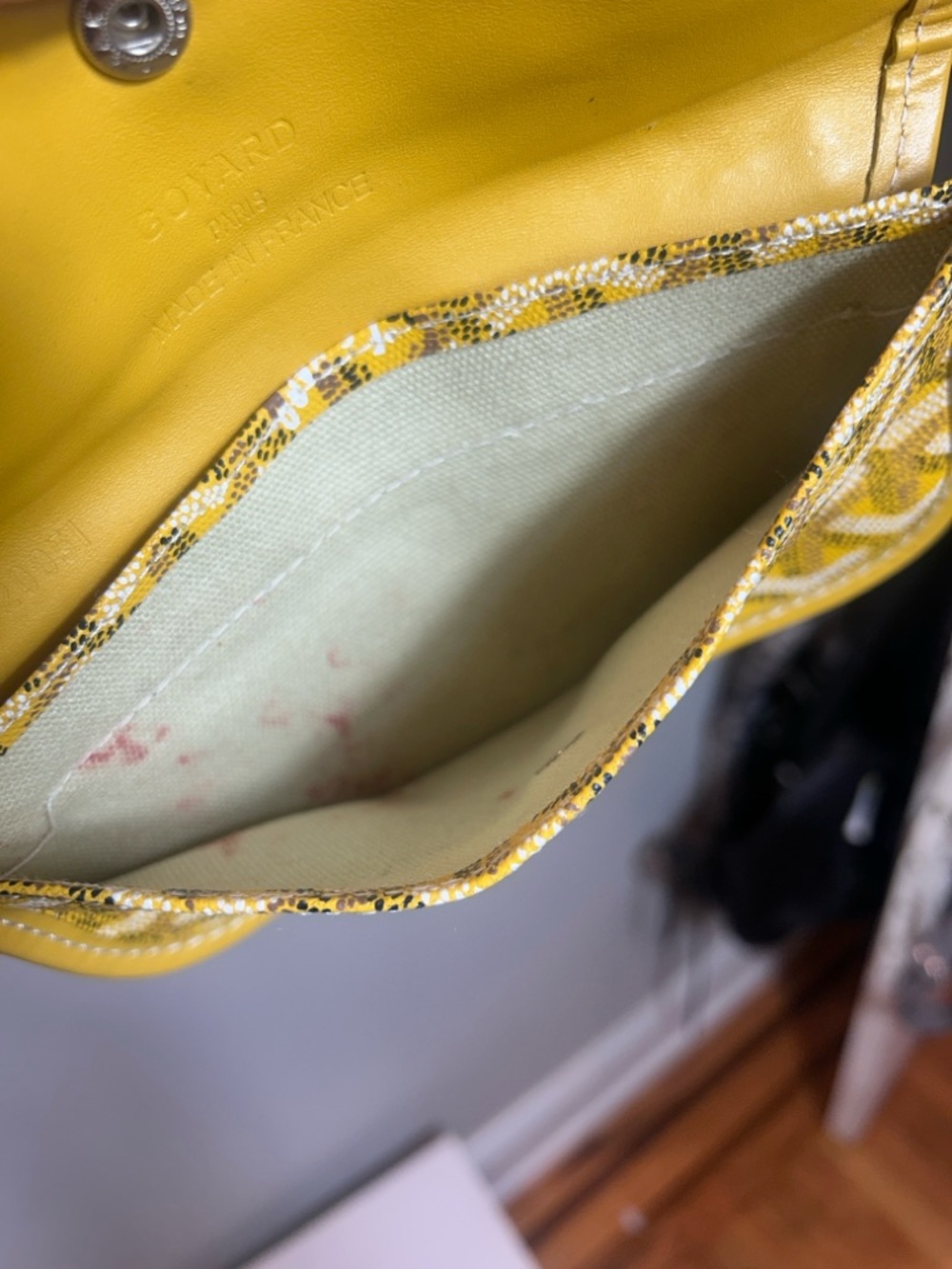 Goyard Saint Louis Pouch - Yellow - Picture 7 of 7